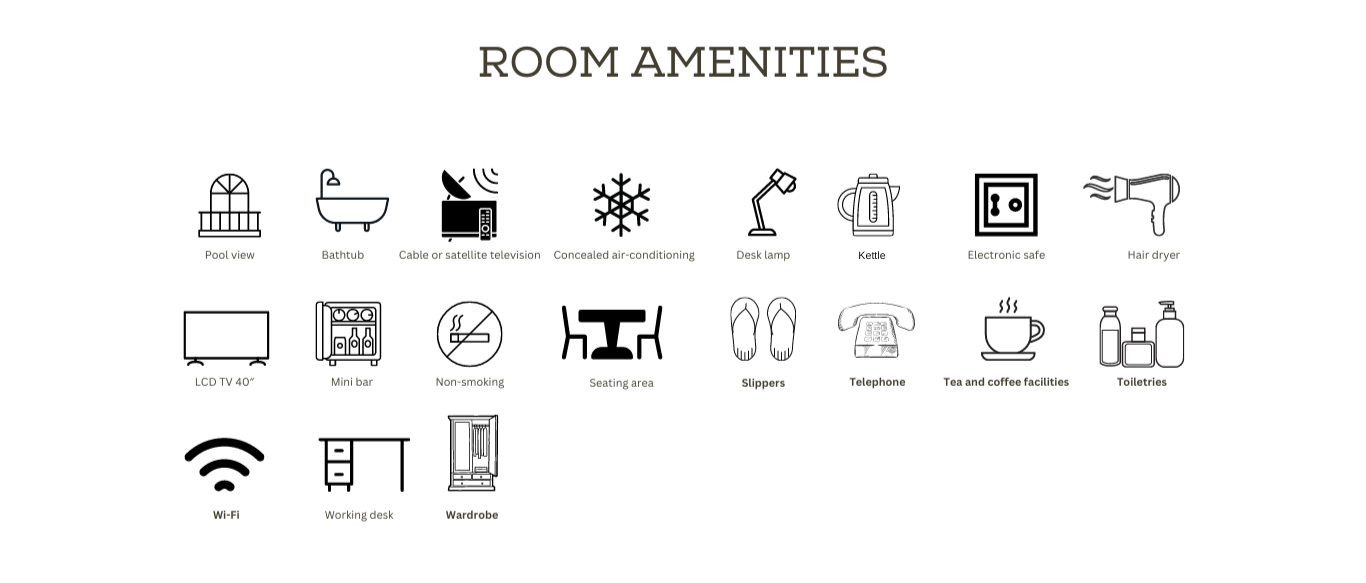 room amenities